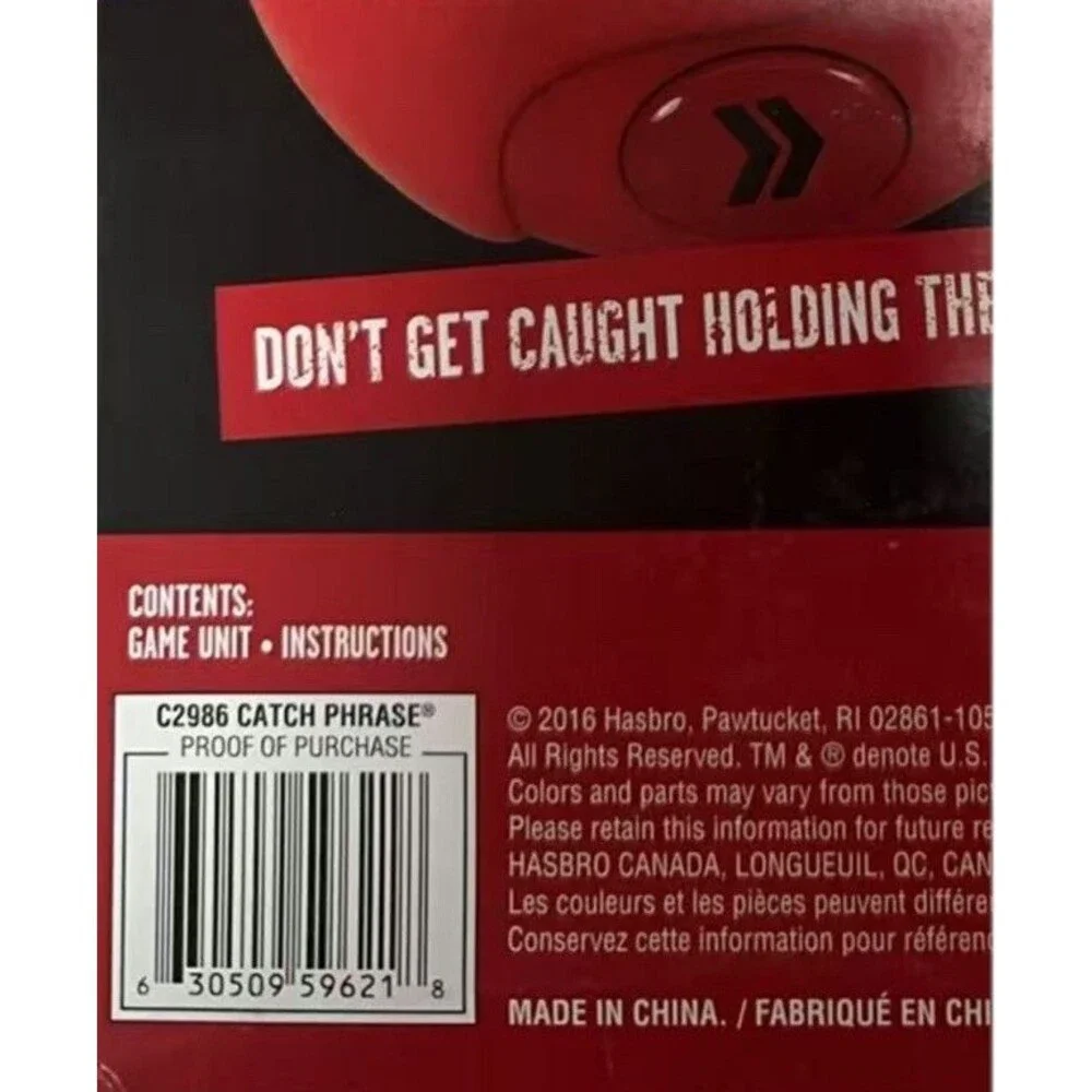 Catch Phrase Uncensored No Filter NEW Adult Electronic Handheld Party Game Red